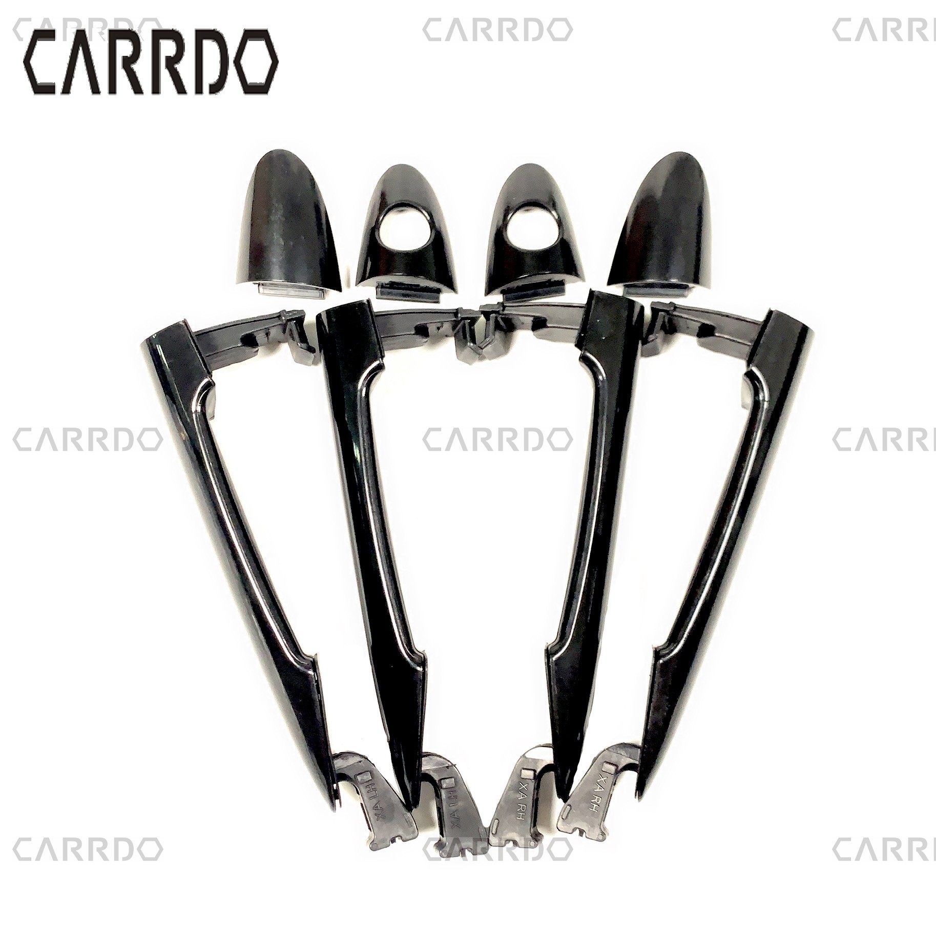 Car parts wholesale - brand new black outer door handle for the left front side. 4 pieces. Suitable for Kia Picanto from 2011 to 2017. Model numbers: 82651-1Y000, 82661-1Y000.