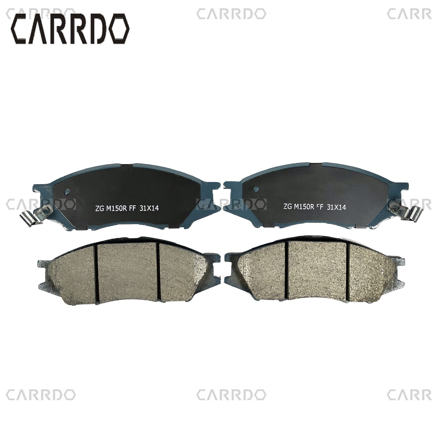 High-quality automotive brake pads D1193 for Nissan B15 are suitable for genuine brake pads of Japanese cars.