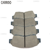 04465-YZZ51 is applicable to Toyota CORONA brake pads and semi-metallic braking system.