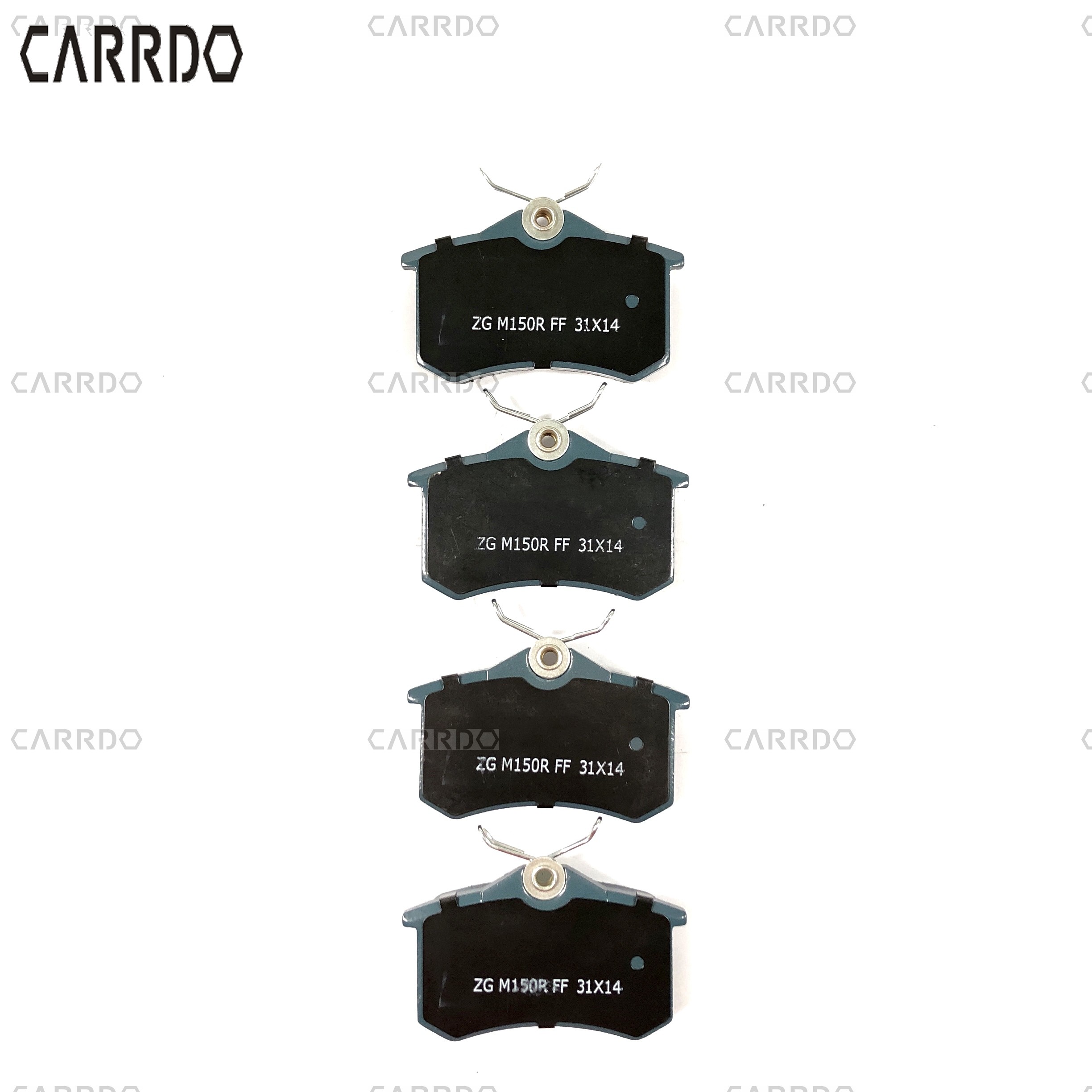 Brake pad manufacturer offers wholesale and direct sales of D340 high-quality wear-resistant ceramic automotive brake pads.