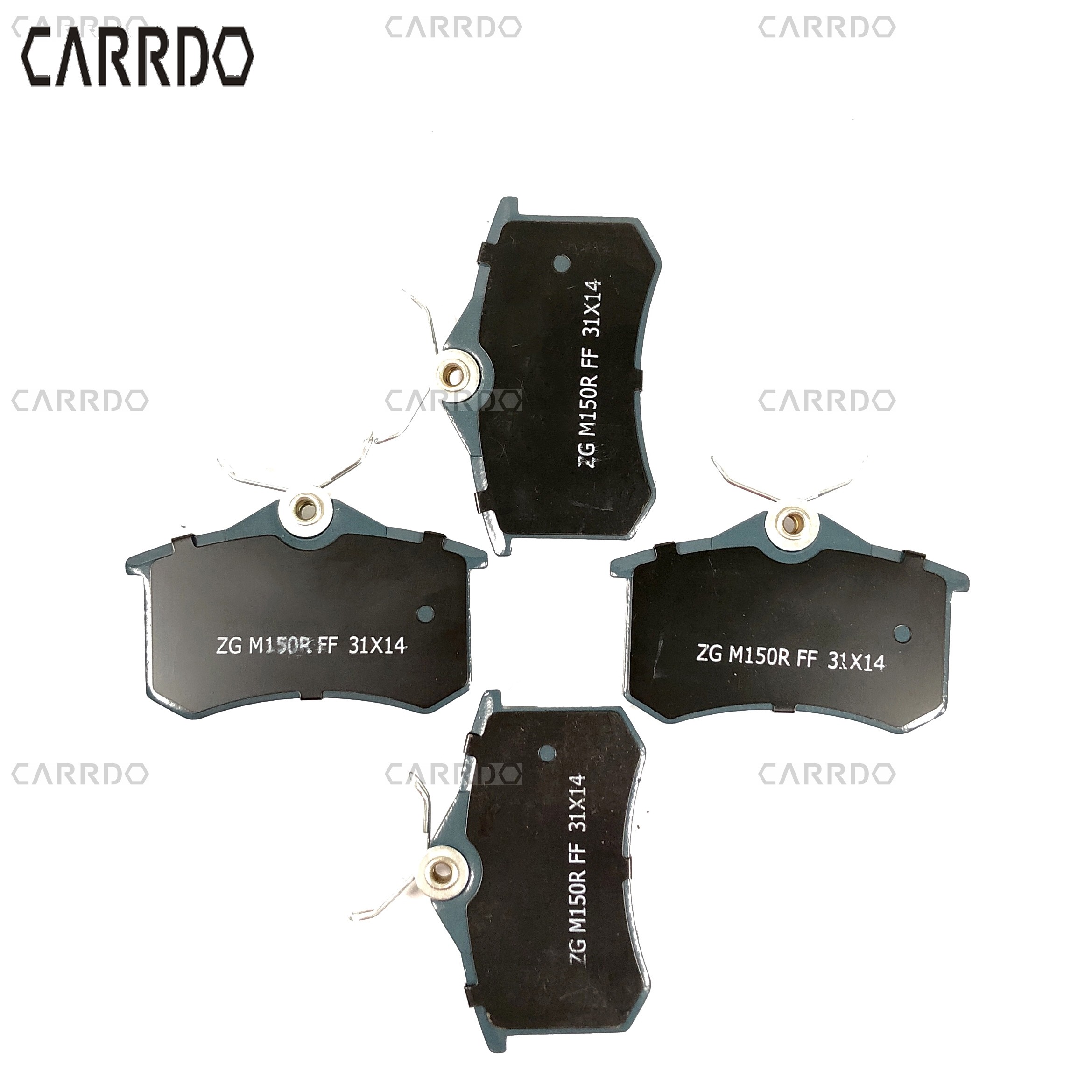 Brake pad manufacturer offers wholesale and direct sales of D340 high-quality wear-resistant ceramic automotive brake pads.