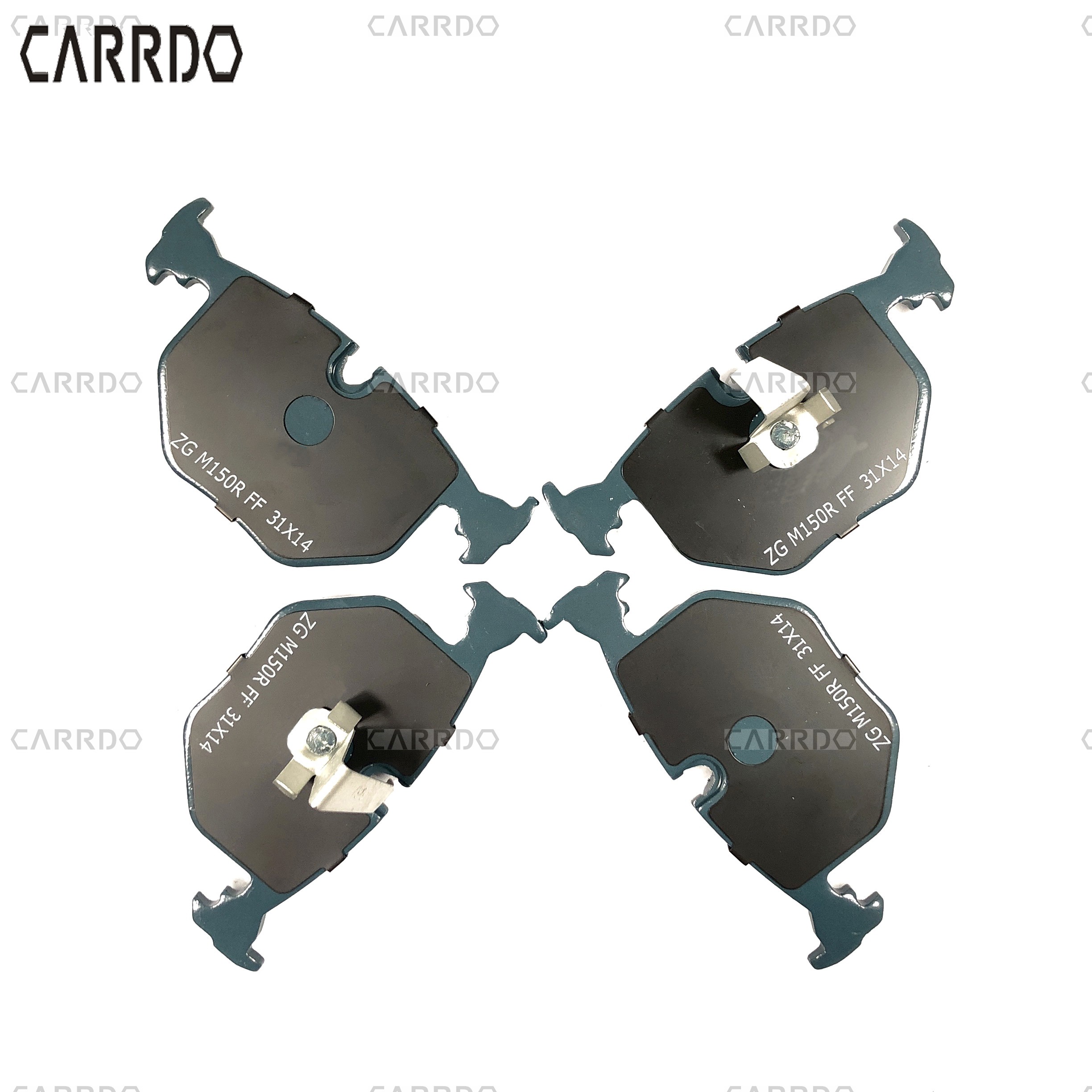 Applicable to brake pads of Mercedes-Benz and BMW German models, part number 34216761248