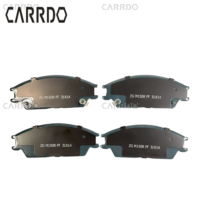 Automotive brake pads and friction pads for wholesale export, model 58101-24A00, are suitable for Hyundai and Kia models 5810124A00.