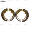 Parking brake shoes 8-97020250-2, 8970202502 are suitable for ISUZU NLR85 4JJ1T.