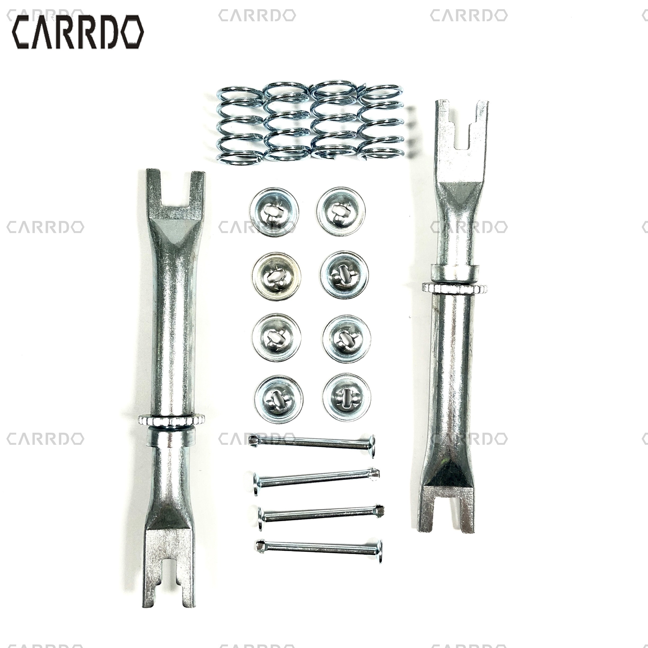 04943-0K110 is applicable to the Toyota Hilux REVO brake shoe repair kit for brake shoes.