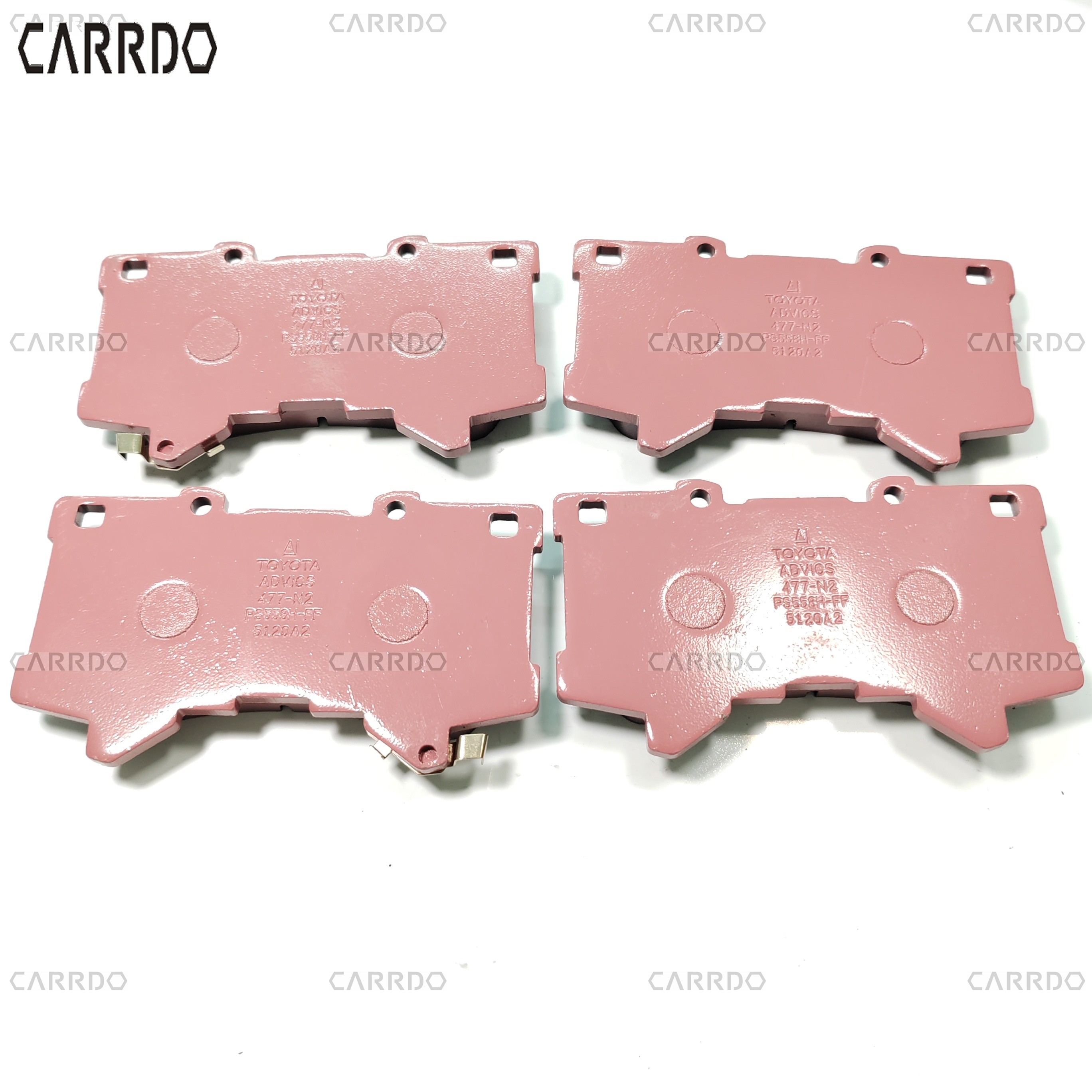 04465-60380 is applicable to the new Toyota Land Cruiser front brake pads GDJ250 and TRJ250 front brake linings.