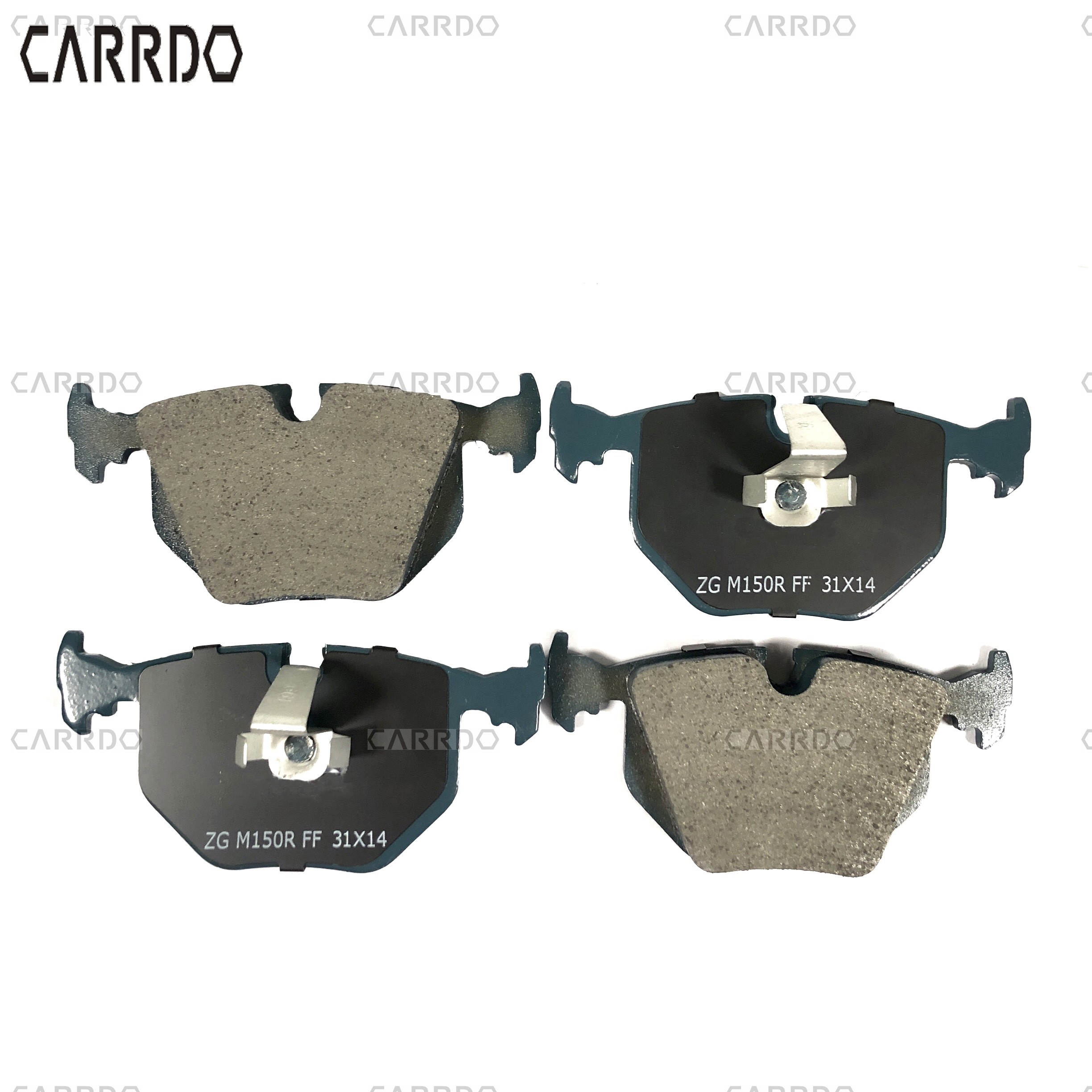 Applicable to brake pads of Mercedes-Benz and BMW German models, part number 34216761248