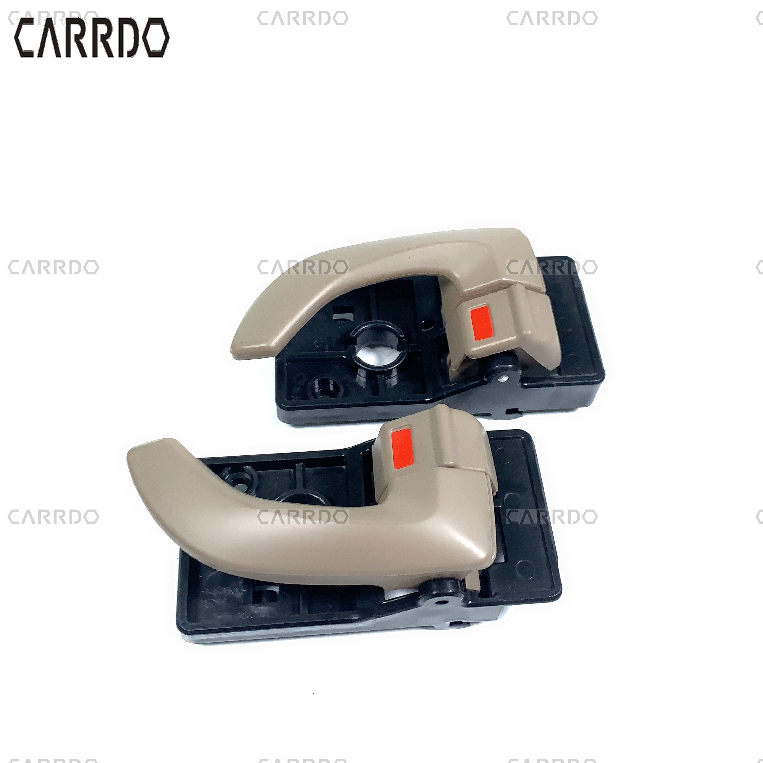 The new interior door handles of the modern Tucson Ix35 are of the following models: 82610-2E000 for the left driver's side and 82620-2E000 for the right side. They are applicable for the years 2006 t