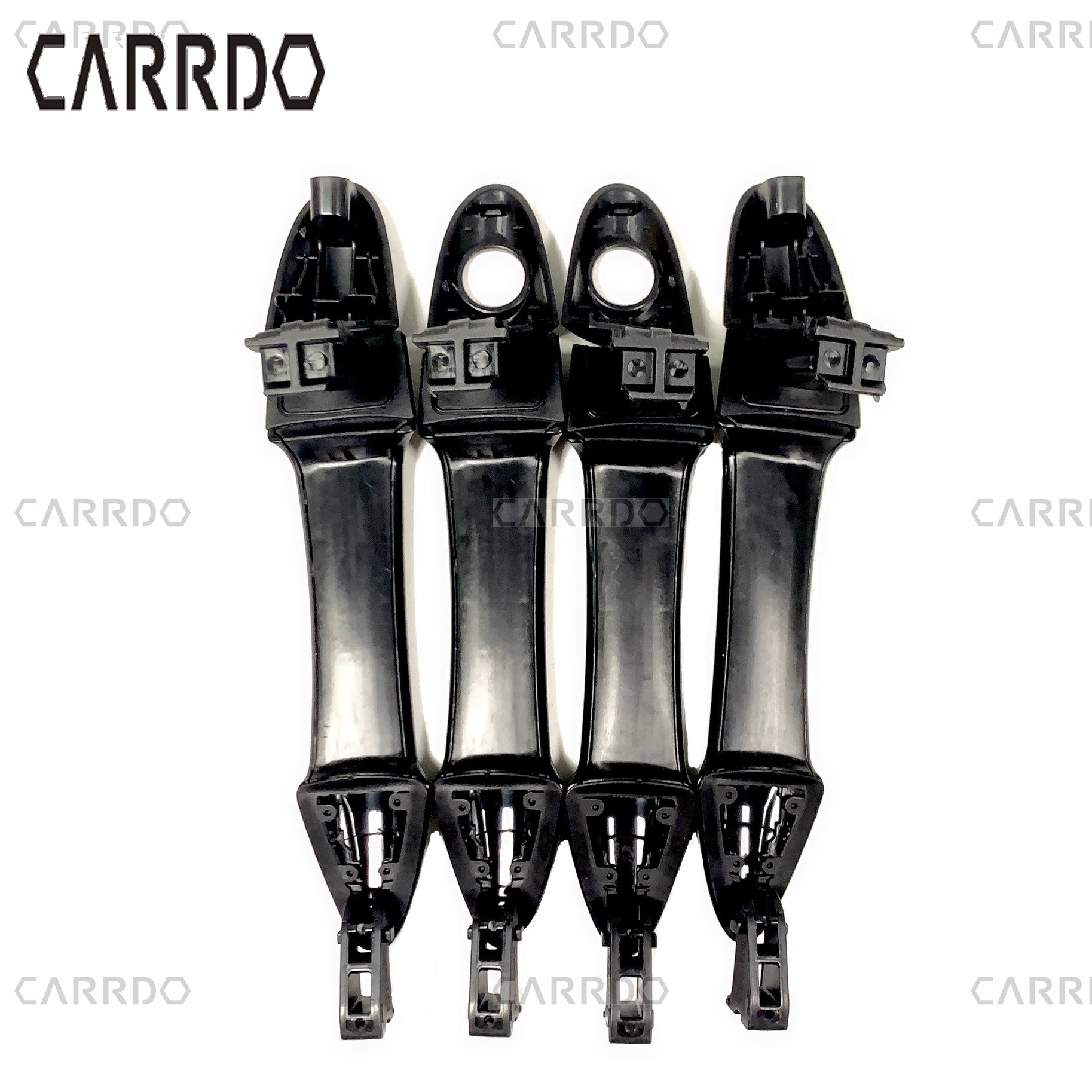 Car parts wholesale - brand new black outer door handle for the left front side. 4 pieces. Suitable for Kia Picanto from 2011 to 2017. Model numbers: 82651-1Y000, 82661-1Y000.