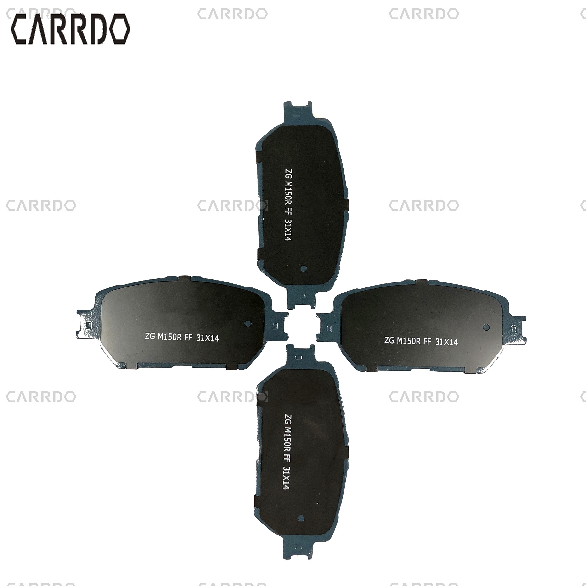 04465-33240 Car Brake Pads Disc Brake Ceramic Semi-Metallic Disc Drum Type Toyota Ceramic Braking Wear Resistant