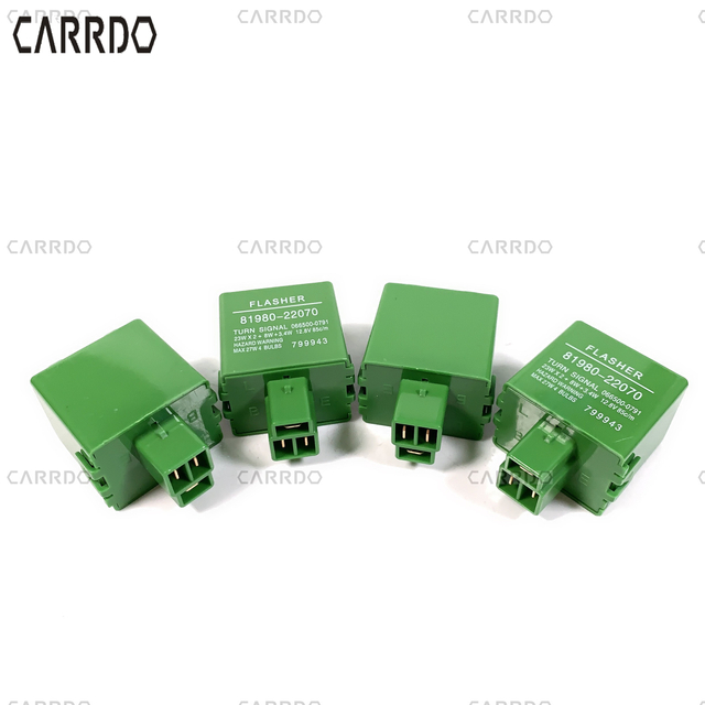 Wholesale automatic flashing bulb relays for turn signals, OEM for Toyota 12V car relays 81980-22070