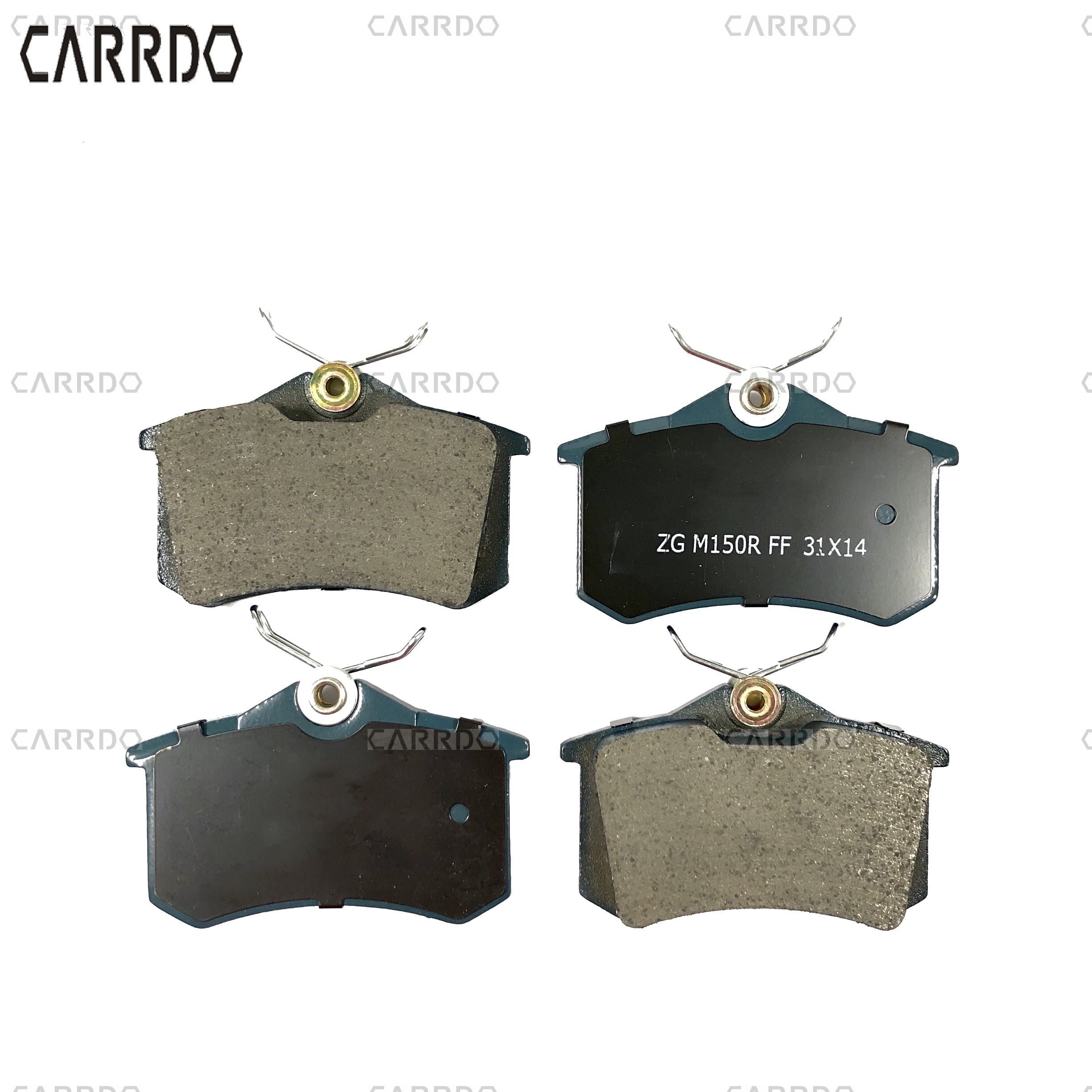 Brake pad manufacturer offers wholesale and direct sales of D340 high-quality wear-resistant ceramic automotive brake pads.