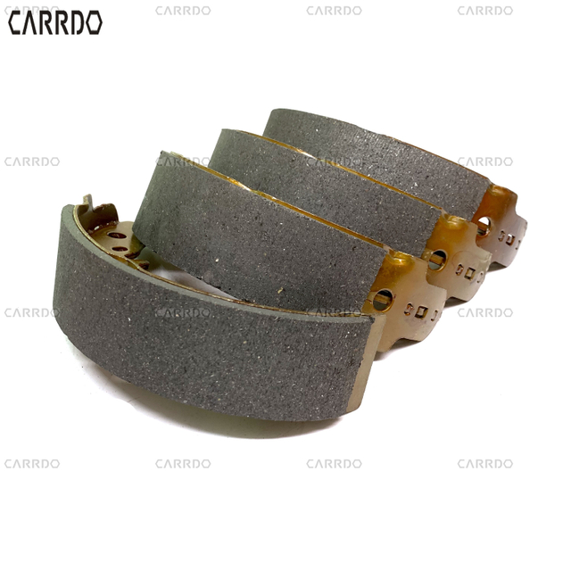 Parking brake shoes 8-97020250-2, 8970202502 are suitable for ISUZU NLR85 4JJ1T.