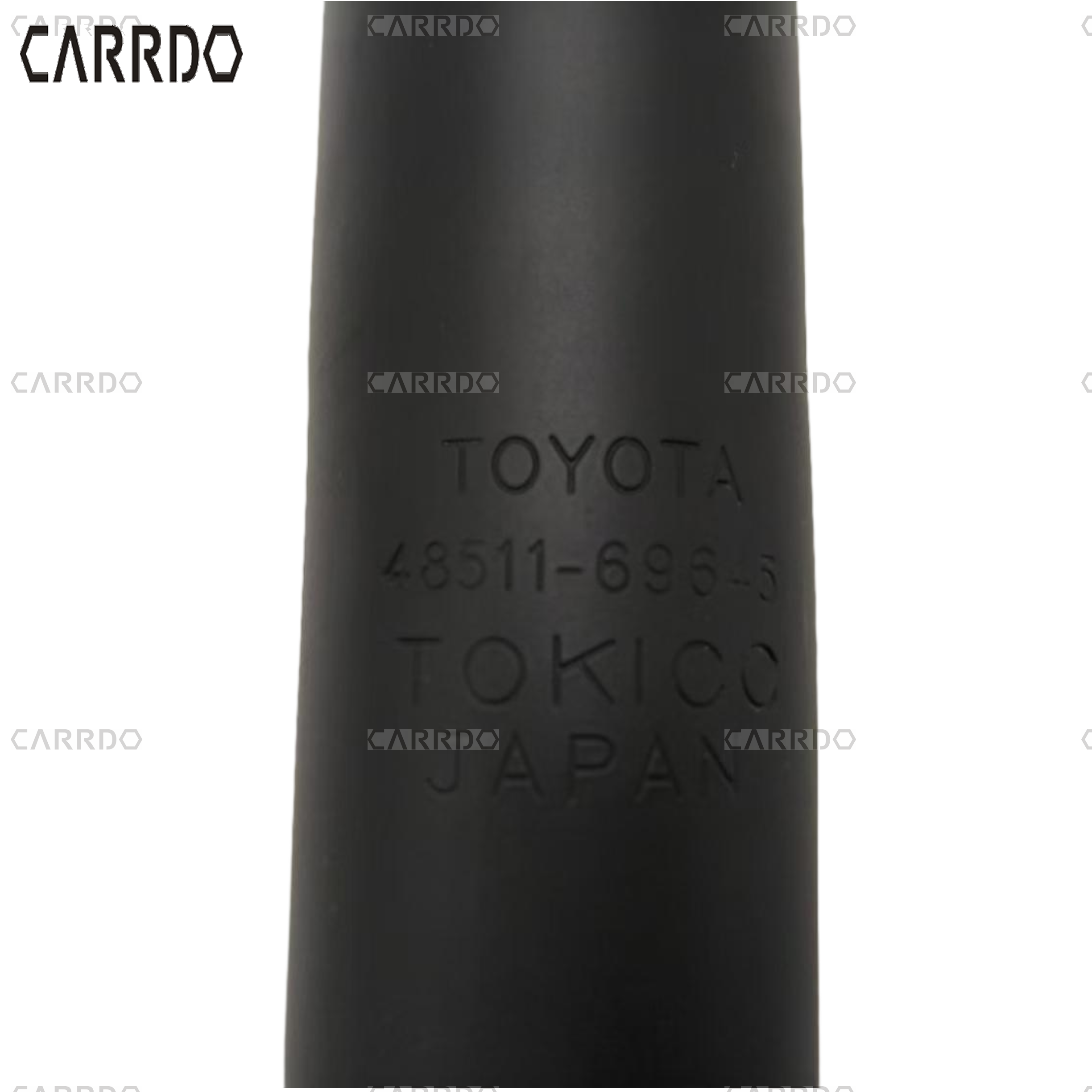 Automobile parts - Kyb gas front shock absorber assembly for Toyota Land Cruiser Prado. Model: HZJ79. Shock absorber part number: 345044 - 48511 - 69645.