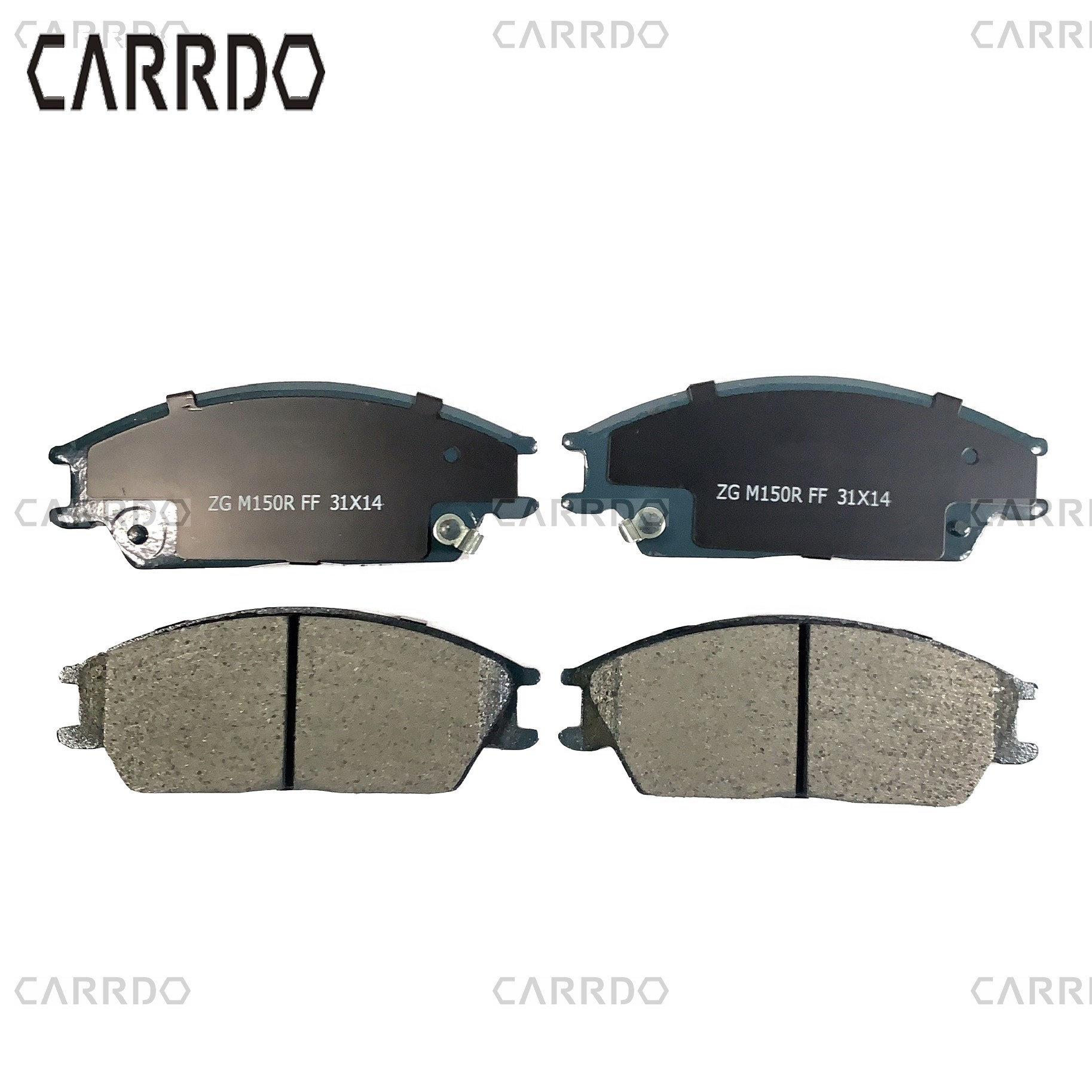 Automotive brake pads and friction pads for wholesale export, model 58101-24A00, are suitable for Hyundai and Kia models 5810124A00.