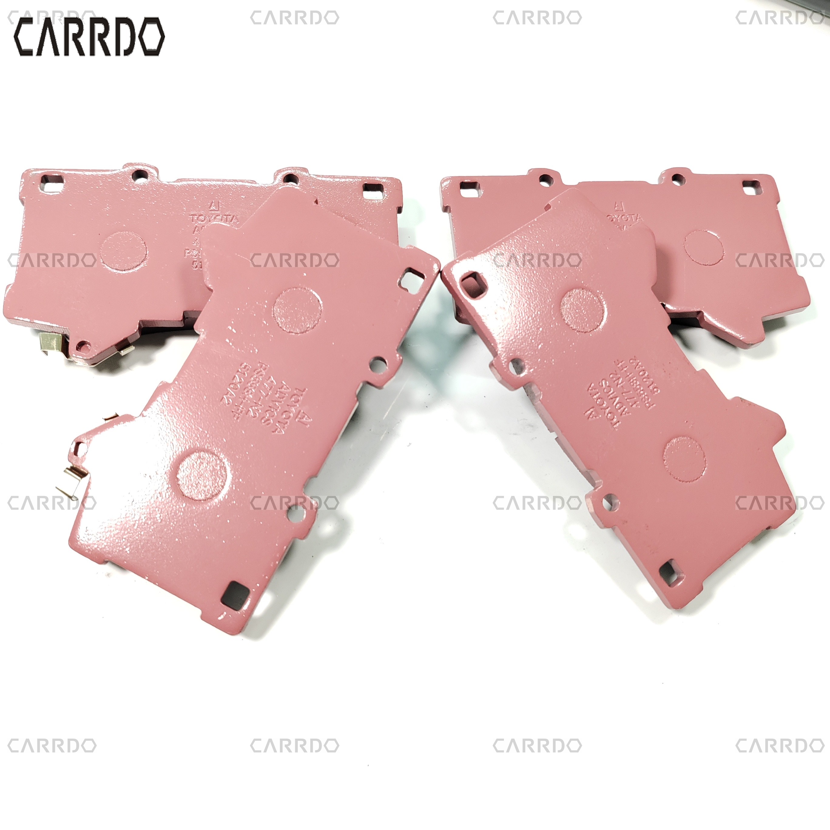 04465-60380 is applicable to the new Toyota Land Cruiser front brake pads GDJ250 and TRJ250 front brake linings.